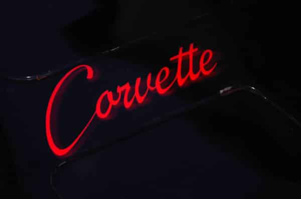Schriftzug Corvette auf C3 Stingray