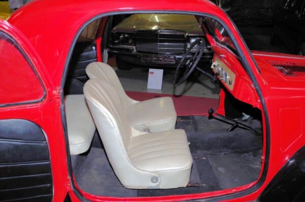Fiat 500 A Topolino vorderer Innenraum